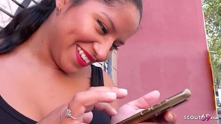 Curvy Latina Amy Amor with Big natural Tits Pickup by German Dude - Reality Hardcore