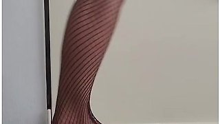 Barbie Trample Stockings Cock And Ball No.34