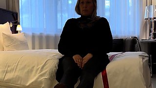 Amateur slut gangbang anal in stockings and lingerie