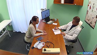 Doctor Gets Tempting Patients Vagina Wet 1 - Fake Hospital