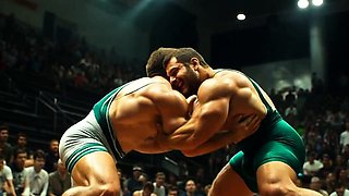 AI Student Wrestlers Suck And Fuck At The Meet by ManyAMan