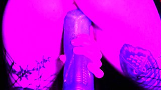 Solo british slut masturbating with toy