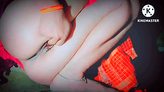 Hot Beautiful Sexy Desi Bhabhi Satisfying Herself by Masturbating Her Hot Pussy Tearing Her Pussy by Inserting Finger Inside Her