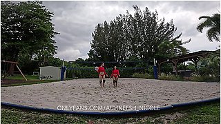 Volleyball Team Fucks Guy On Miami Beach