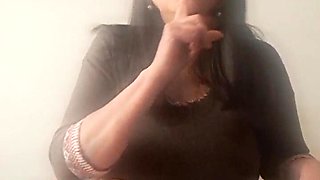 Stepmom displaying what's under her sundress on camera