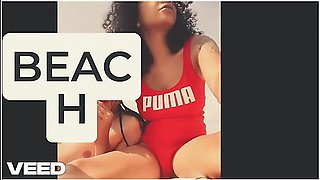 Nude Beach Lifeguard Romantic Date Public Reality Porn