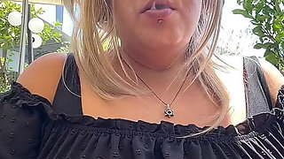 Good Morning, Goddess - Brazilian BBW MILF Outdoor Smoking Ritual