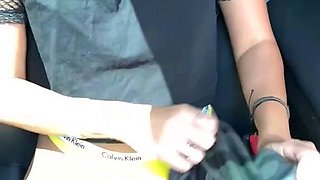 Amateur striptease and Solo masturbation