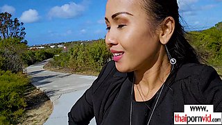 Naughty Thai MILF seduces a lucky farang