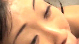 Tiny Japanese college chick seduce big dick older teacher at classroom