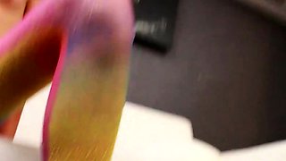 TS Sissy Raver Fisting her Ass