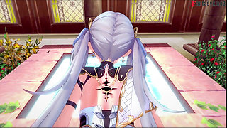 Jinhsi get fucked ahegao face sex - Wuthering Waves