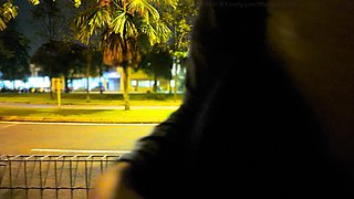 Euro amateur outdoor masturbation