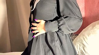 Bound Pregnant Schoolgirl Gets Big Cock Creampie