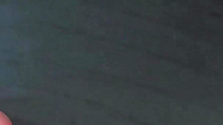 Cute Blonde Dildo Fucks Her Pussy While Her Uber Driver Has to Watch