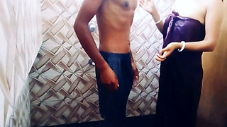 Big Titted Bhabi Shows Me Her Perfect Pussy and Lets Me Fuck Her Pussy in the Shower by Her Young Devar