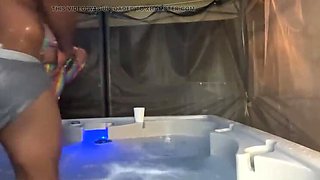 Hot Tub Love Making with Two Beautiful People – BBC Anal Teen Fuck