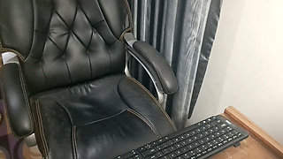 Exotic skinned asian adult male reaction watching jav movie