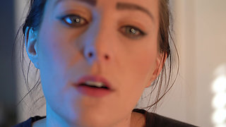 Sensual Close up Smoking with Petite Girl