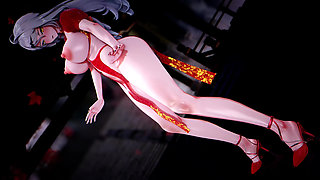 [mmd] Yi Xuan - Game "zenless Zone Zero" Dance Clip Dress up Police Uniform Bunny Girl Erotic Cheongsam Ol Secretary Uniform