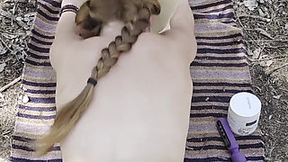 Breeding Kink POV Doggy in Woods Squirting