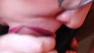 Leather Boot Fetish Blowjob JOI Glasses Facial POV