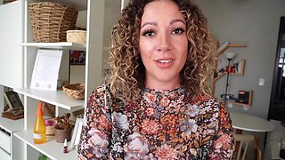 Indulge in raw curvy passion with a blonde's last intimate hurrah