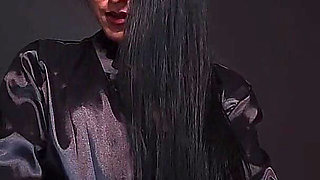 Silk Robe Tease: Just Enough to Make You Want More