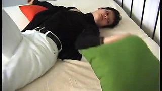 Brunette vintage slut with small tits gives a pleasurable blowjob