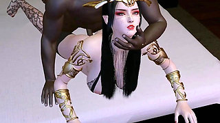 Pixel Fantasy: The Big Boob Goddess Returns- 3D Animation Hentai