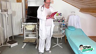 Thomas Vergen - Shy Teen 18+ Eleanor Gets Her Hairy Pussy Examined With Doctors Fingers