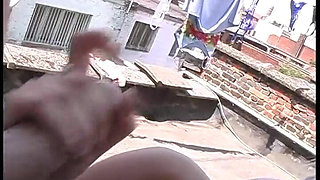 Pretty French Blonde Blows an Old Sack