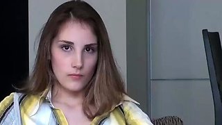 Cute Skinny Teen Tina Blade's Wild Anal Reverse Cowgirl