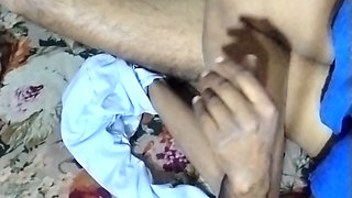 Pakistani school girl fully enjoy in class room