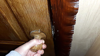 I Heard Moans From the Toilet and Spied on My Stepsister