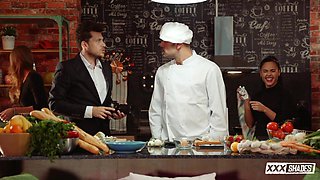 Apolonia Lapiedra Cooks Up Steamy Passion in Kitchen Show