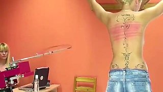 Spanking Machine - Bare Back Whipping