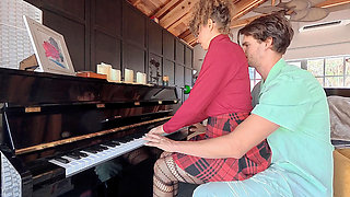 I Fucked the Cum Onto the Piano Teacher