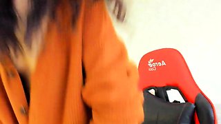 Close up teen pussy gaping action