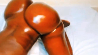 SSBBW Asshole Wink and Oiled Ass Spread