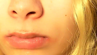 I Play with the Dildo, I Make Funny Faces, I Masturbate with My Belly, I Play with My Breasts and Ride the Dildo