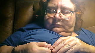 I play with my tits and express milk for you! I am 56 and have been able to do this since my