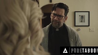 Three priests with hard fuck the unholy out of this repressed teen