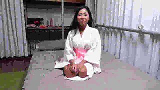 Exotic Japanese Stunner Attempts Out Her First-ever Ginormous White Stiffy