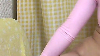 Only Japanese Girls Apartment, Wedgie Thong Leotard, Camel Toe, Healthy Thighs and Legs, Knee Socks, View From Under the Desk