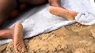 Cute cuckold white milf takes that bbc bareback on sandy