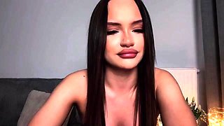Amateur super hot brunette masturbating 1 mp4