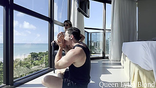 Foot Worship on Luxury Beach Hotel