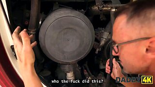 Daddy4k. hot air and woods made her super naughty