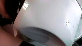 Orgy in the Bathroom with Strap-on